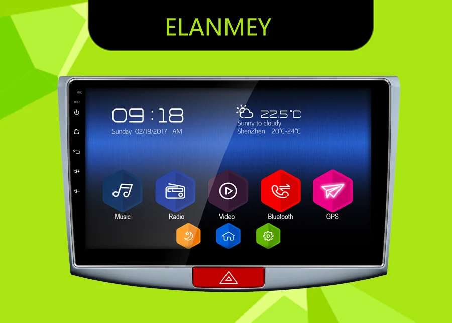 

Elanmey GPS 8-Core Bluetooth stereo android 8.1.0 car multimedia player for Passat CC B7 2012 multimedia radio no DVD Player