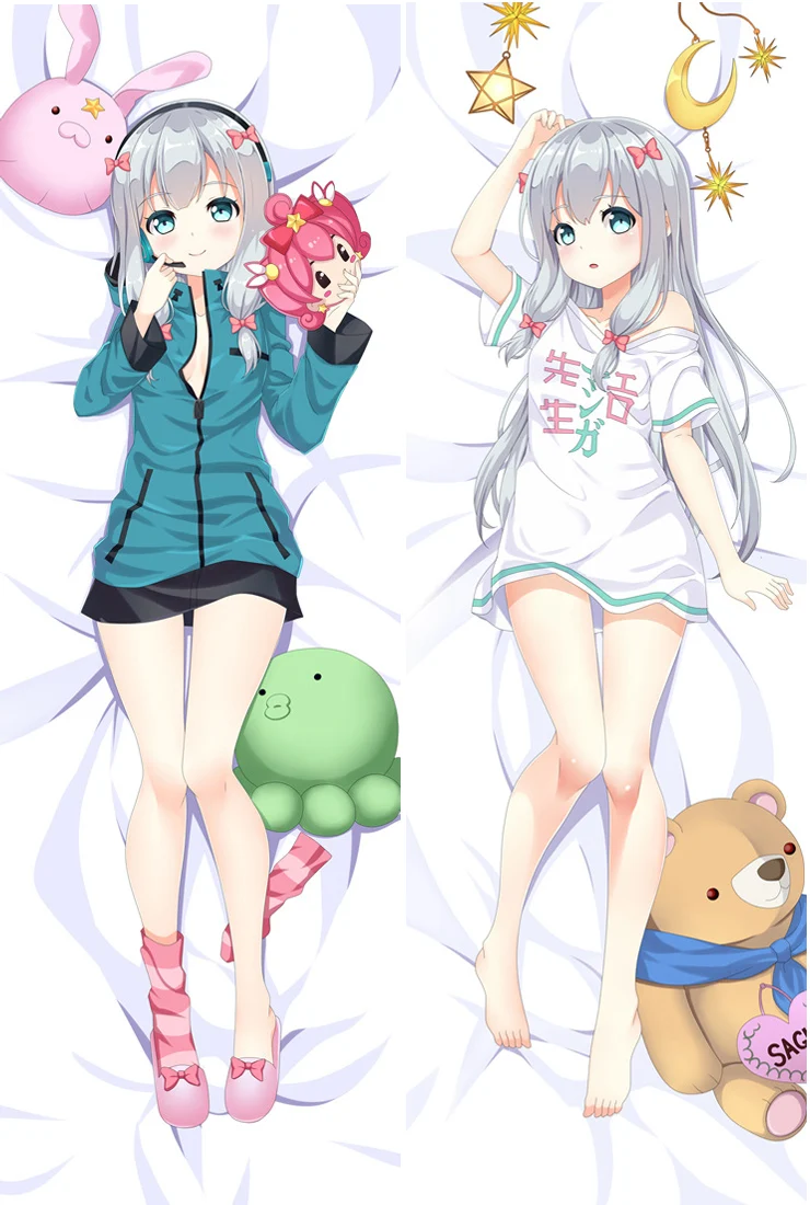 Аниме "eromanga-Sensei" Sagiri Izumi& Muramasa Senju отаку Dakimakura тела подушку Чехол Крышка обниматься тела Чехол