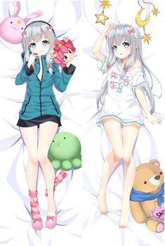 

2017-June Anime Eromanga Sensei Sagiri Izumi & Muramasa Senju otaku Dakimakura body pillow case cover hugging body pillowcase