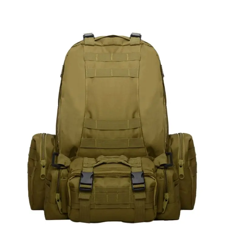 50L открытый рюкзак Молл 600D нейлон Водонепроницаемый штурмовые армейские военные тактические рюкзаки располагаться лагерем перемещения Пеший Туризм Сумки для экстренных ситуаций W2 - Цвет: K