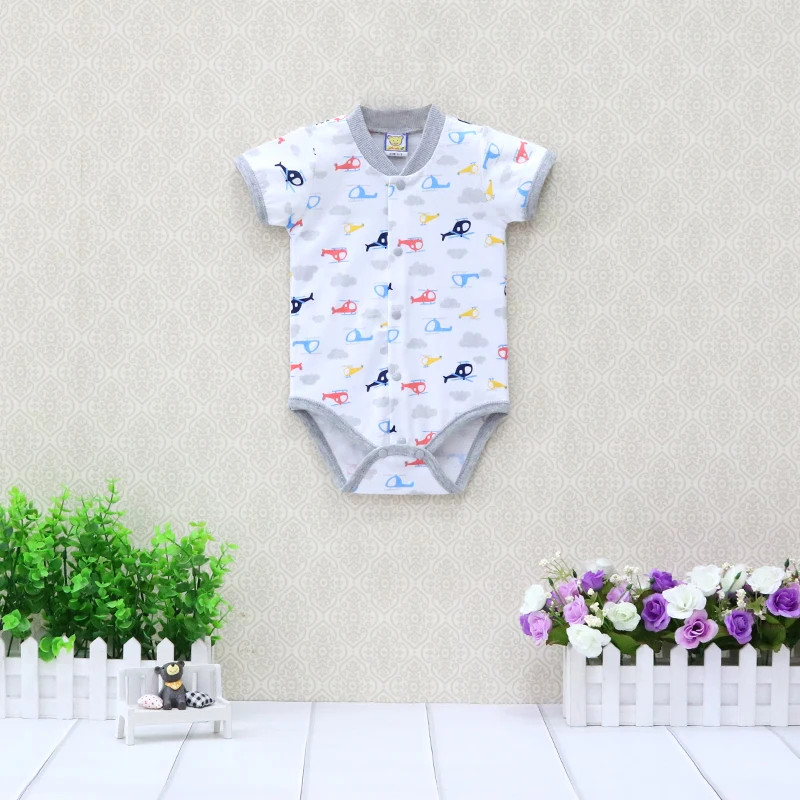Детское боди из натурального хлопка с коротким рукавом и пуговицами|baby bodysuits|baby