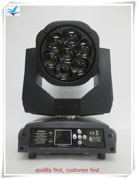 

4 pieces Pro Lighting Dot Controlled Mini Bee Eye Dmx Wash Zoom 4in1 Rgbw 7x15w Led Moving Head beam moving lights