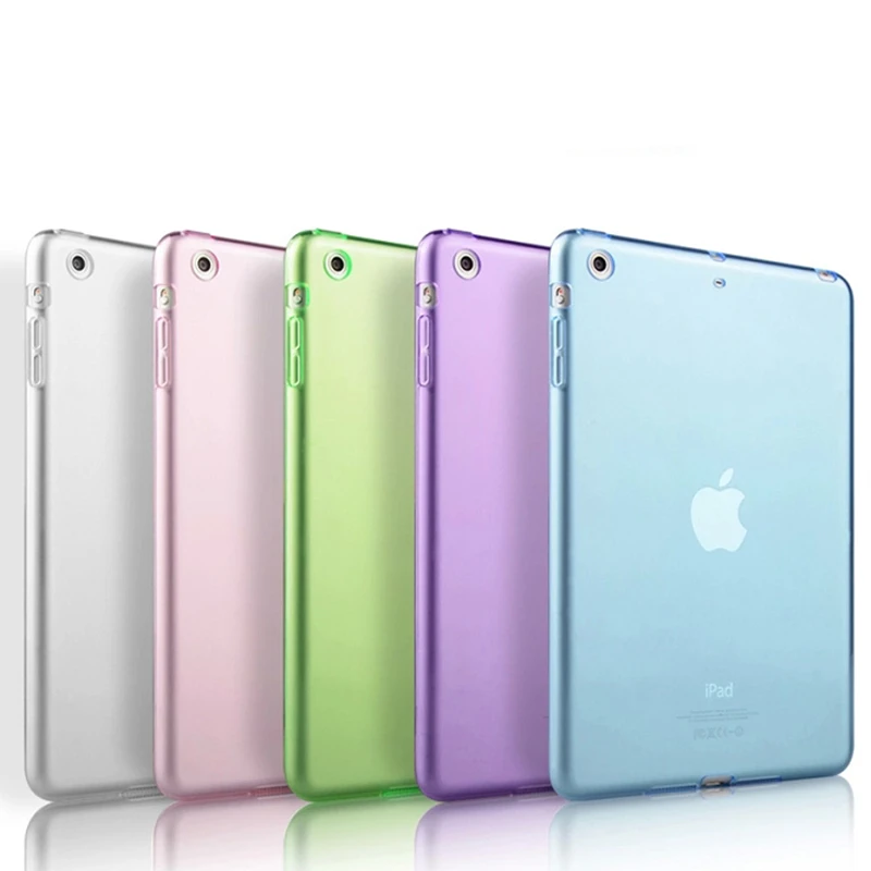

ZIMOON For iPad 2 3 4 Case TPU Clear Transparent Ultra Thin Light Cover For iPad 2 iPad 3 iPad 4 Smart Case