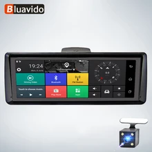 Bluavido " ips 4G ADAS Автомобильный видеорегистратор Android gps навигация FHD 1080 P Dash камера двойной объектив Автомобильный видеорегистратор WiFi DVRs Bluetooth