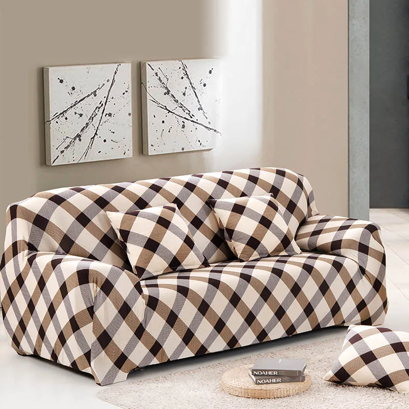 Universal Three Seater Sofa Cover for Living Room Tight Seat Cover