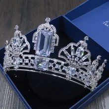 MANWIIHigh-grade zircon hair hoop head crown bride crown headdress wedding dress studio hair accessoriesAC250