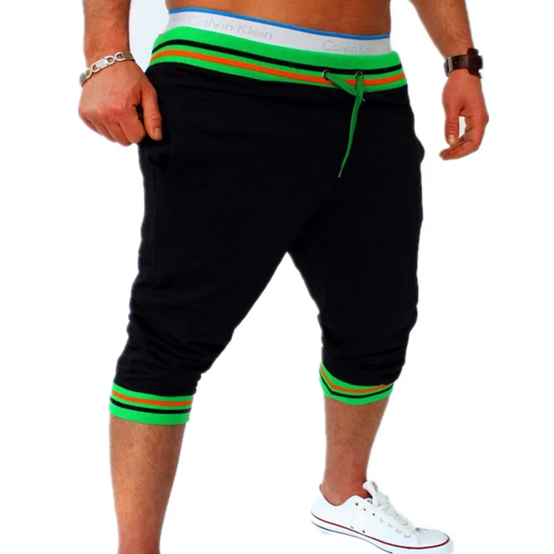 2016 Fahion Cotton Shorts Men Summer Casual Bermuda Harem Shorts Mens Beach Fitness Sweat Shorts Short