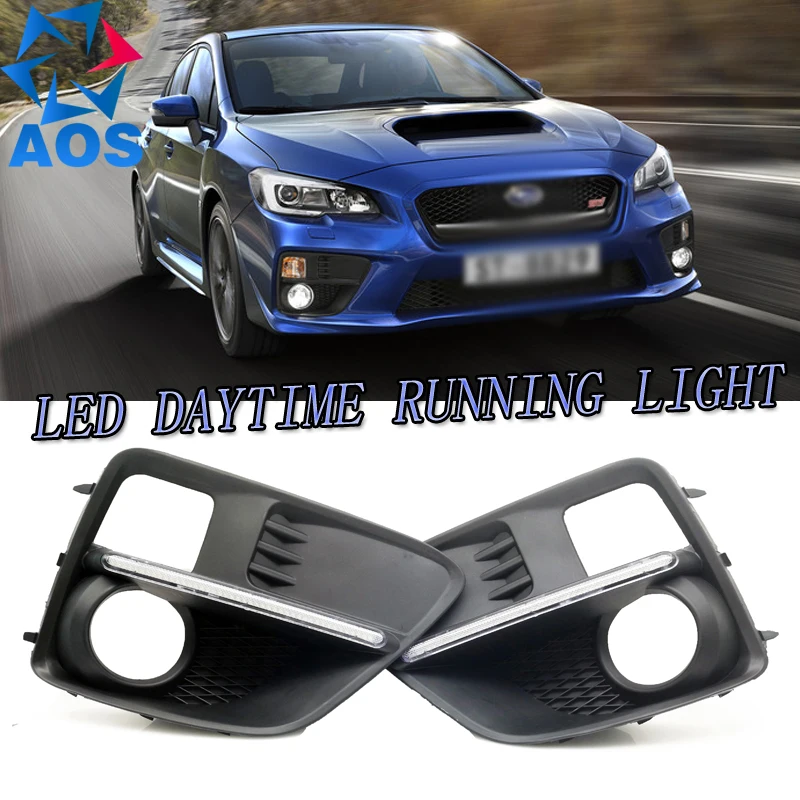 

2PCs/set car styling AUTO LED DRL Daylight Car Daytime Running light set For Subaru WRX 2013 2014 2015