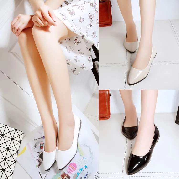 

Good-looking 2016 spring Korean version of flat-bottomed casual shoes flat with single shoes set foot walking shoes B4Z1-B4Z8