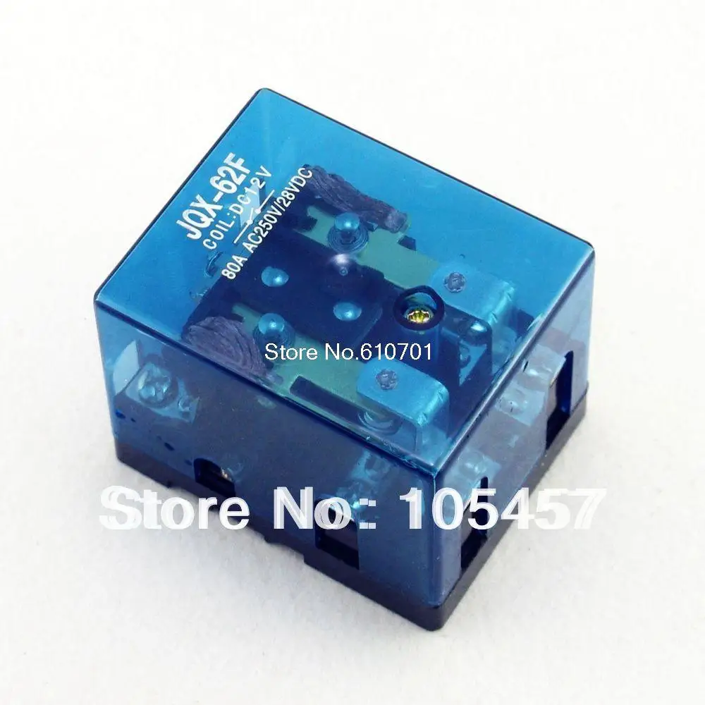 

JQX-62F-2Z 80A DPDT 12VDC 24VDC 110VAC 220VAC Coil Electromagnetic Power Relay General Purpose