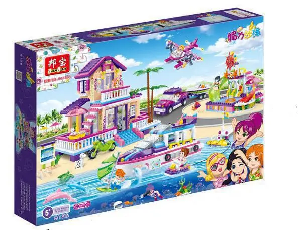 6136 1205pcs Girl's Dream Constructor Model Kit Blocks Compatible LEGO Bricks Toys for Boys Girls Children Modeling 6136 1205pcs Girl's Dream Constructor Model Kit Blocks Compatible LEGO Bricks Toys for Boys Girls Children Modeling