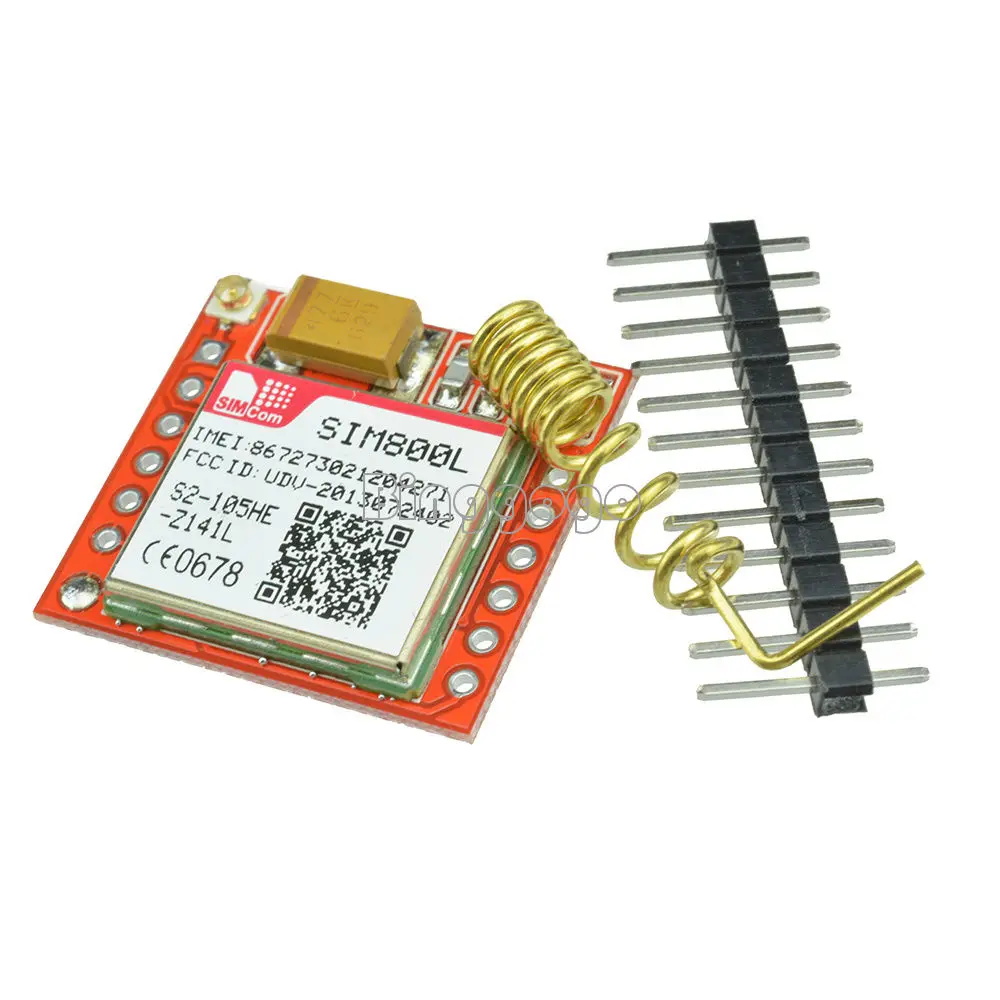 GPRS GSM SIM800L  Module With Antenna TTL Card Board Quad-band Onboard CA 