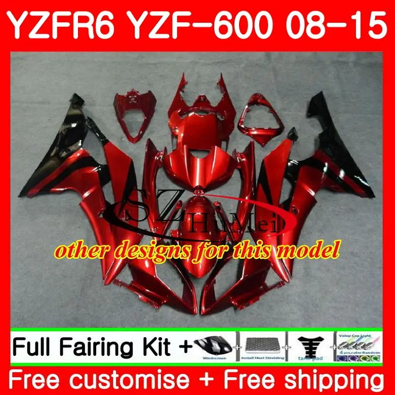 Обтекателя Для YAMAHA YZF600 YZFR6 оранжевый Пламя 08 09 10 11 12 13 14 15 70sh17 YZF-R6 YZF R6 2008 2009 2010 2011 2012 2013 14