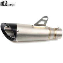 36-51mm Universal Motorcycle Exhaust Muffler Pipe Modified Motorbike Muffler Scooter Exhaust Pipe Escape For Honda CBR 600 RR F 36-51mm Universal Motorcycle Exhaust Muffler Pipe Modified Motorbike Muffler Scooter Exhaust Pipe Escape For Honda CBR 600 RR F