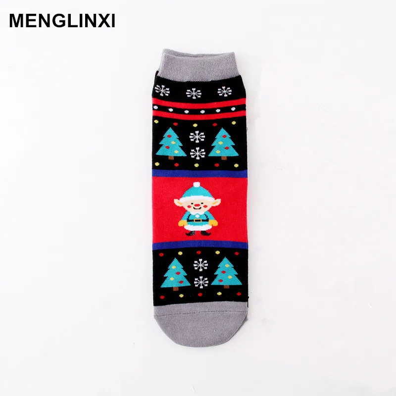 Г. Дизайнерские рождественские носки зимние женские носки подарок на год, хлопковые носки для девочек с объемным рисунком лося, снеговика, Санты забавные женские носки