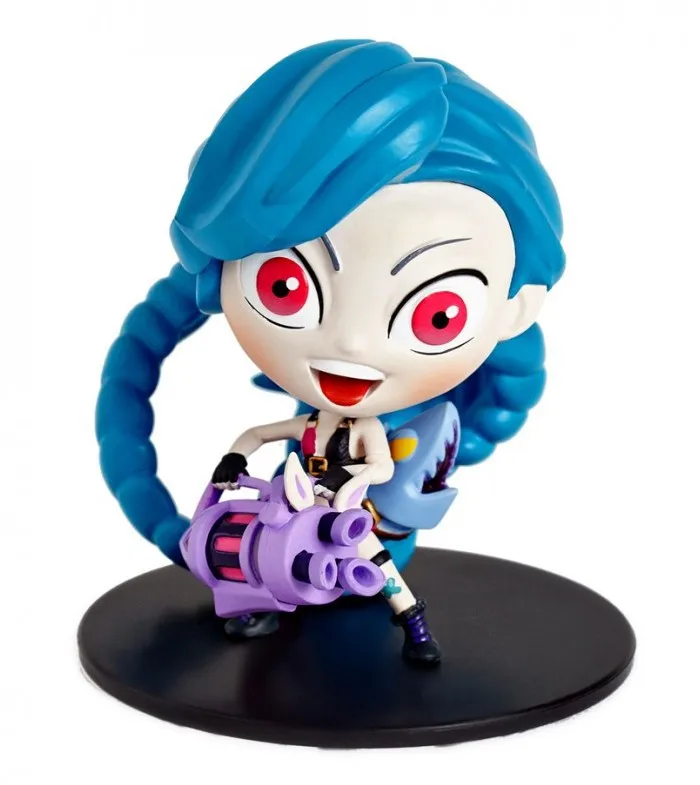 

12cm Q version  Jinx Action Figure Toys PVC Doll Retail Brinquedos