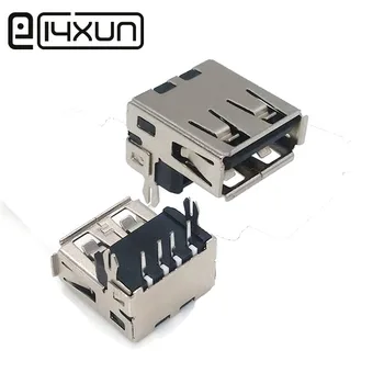 

5pcs USB 2.0 Female jack AF Connector for Cellphone Data Line DIY Repairs Parts Hight 8.8mm