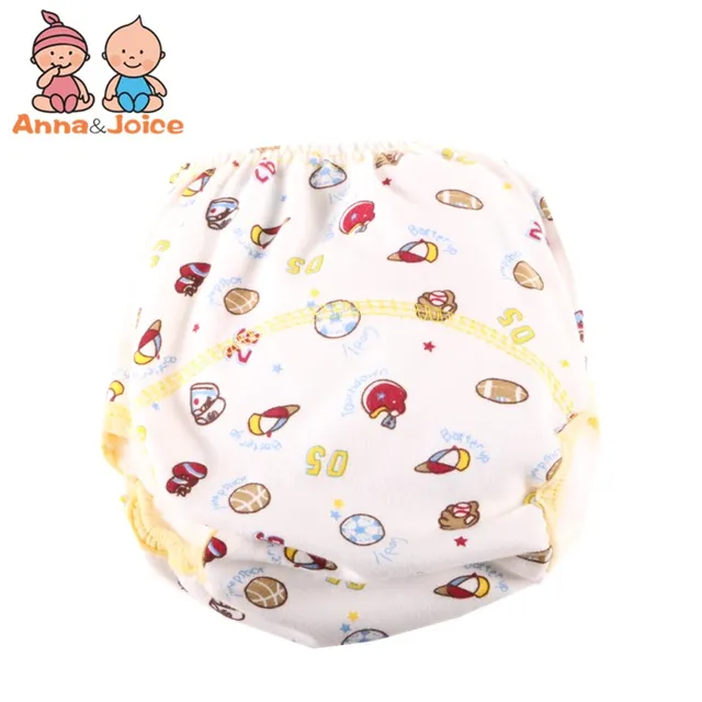 10 Pcs/lot Baby Diapers /Childrens Learning Pants /Reusable Diaper /Infant Animals Potty Washable Training Pants Suit 10–15kg