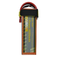 Vous et moi RC Batterie 22.2 V 6000 mAh 50C 6 S 6 Cellules 22.2 Volts RC Li-Poly batterie Rechargeable Hélicoptère