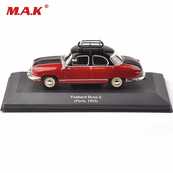 

1:43 car toys diecast IXO red classic taxi model Panhard Dyna Z (Paris ,1953) vehicle car gift for children kids