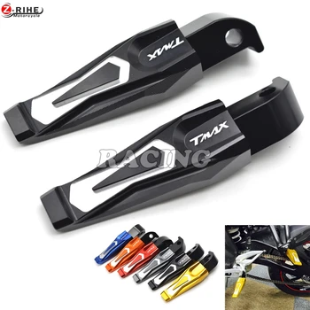 

tmax 530 CNC Aluminum Motorcycle Pedals Rear Passenger Foot pegs Foot rests For yamaha T-Max500 TMax500 2008-2012 2009 2010 2011
