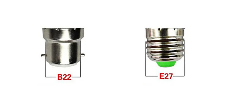 B22 E27 base