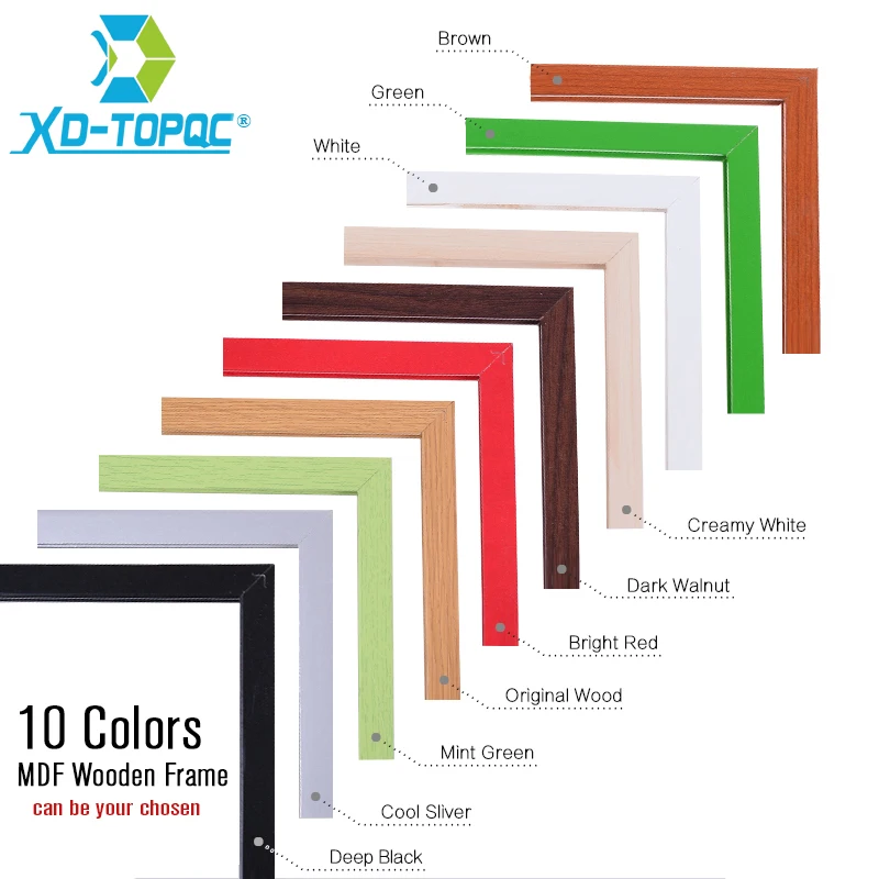 Quadro Branco 10 cores mdf escritório tamanho Colors : 10 Colors Mdf Wooden Frame