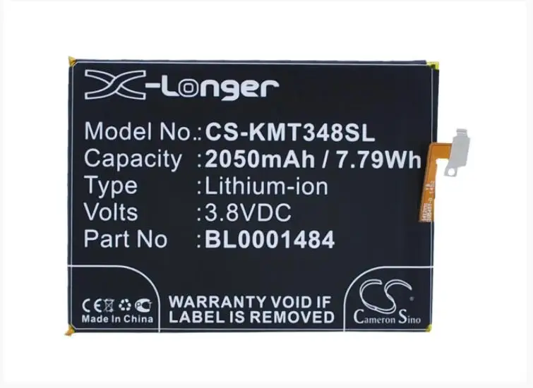 Аккумулятор Cameron Sino 2050mAh для мобильного телефона KAZAM Thunder 348 Tornado BL0001484 | Мобильные