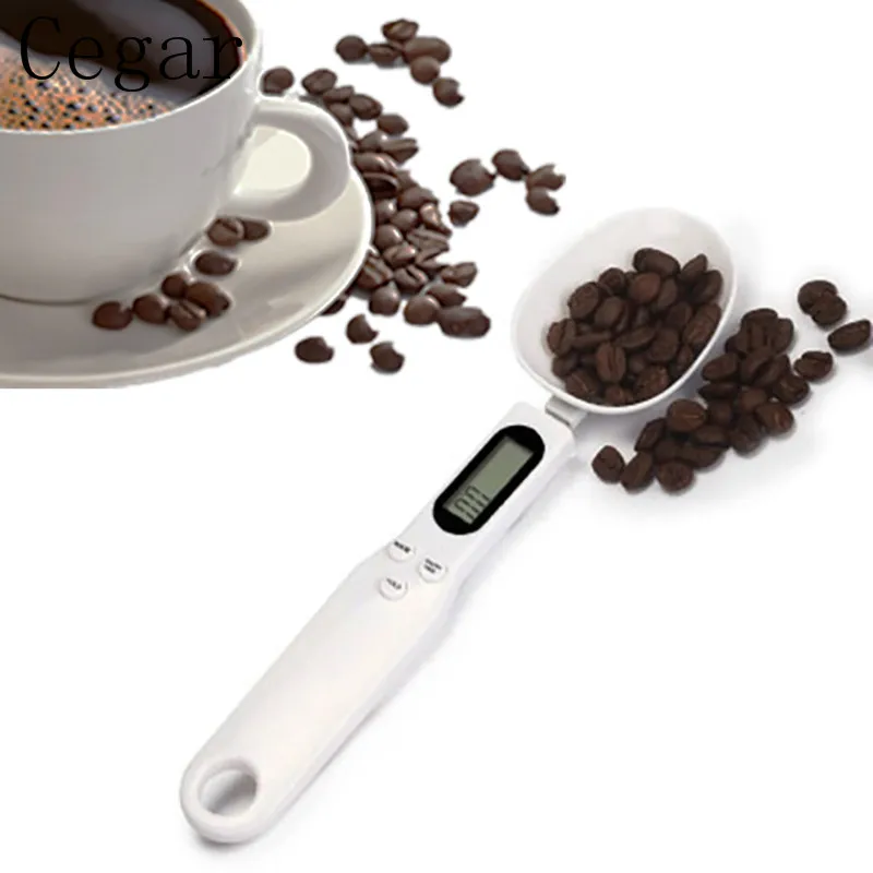 

Portable 500g/0.1g Precise Digital Kitchen Measuring Spoons Electronic Spoon Weight Volumn Food LCD Display Food Scale