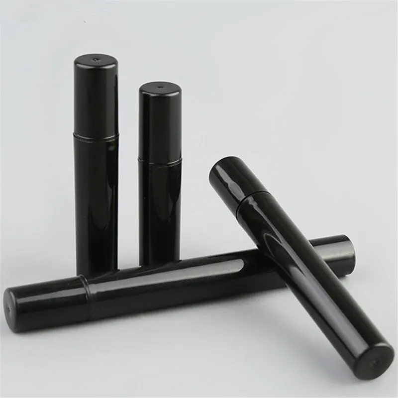10pcs lot Empty 2ML 3ML 5ML 10ML Mini Black Plastic Spray Perfume Bottle Small Promotion Sample 2