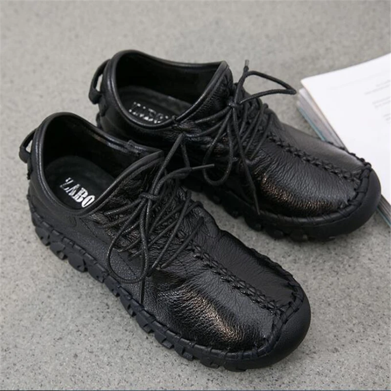 GYP spring soft running shoes women's leather sports shoes girls lace flat Sneakers handmade white shoes Athletic Shoes YC-85 GYP spring soft running shoes women's leather sports shoes girls lace flat Sneakers handmade white shoes Athletic Shoes YC-85