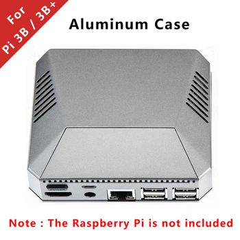 

For Raspberry Pi 3 Aluminum Case Silver Customized Metal Box Enclosure compatible with Raspberry Pi 3 Model B 3B Plus