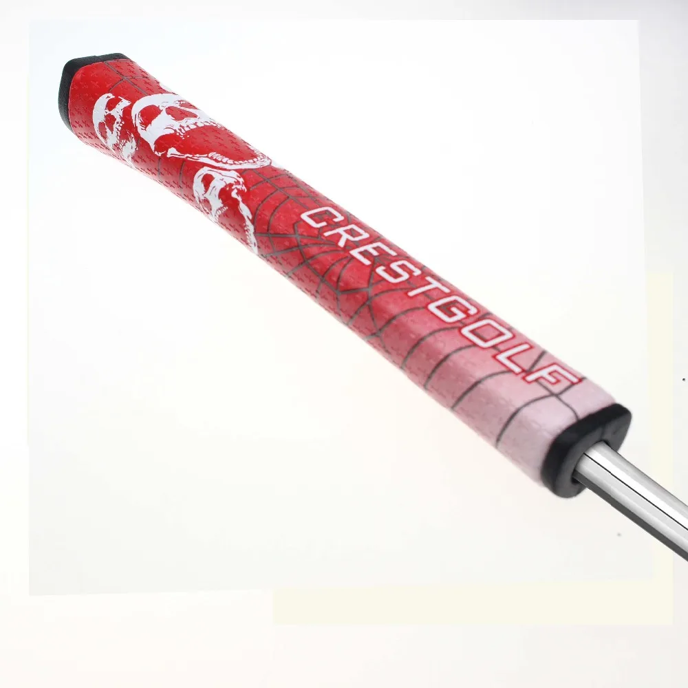 CRESTGOLF جديد الجمجمة و العنكبوت مسدس مضرب الغولف قبضة GTR 2.0 بو الجلود نوادي الجولف مكافحة الانزلاق خفيفة القبضات شانتو CRESTGOLF جديد الجمجمة و العنكبوت مسدس مضرب الغولف قبضة GTR 2.0 بو الجلود نوادي الجولف مكافحة الانزلاق خفيفة القبضات شانتو