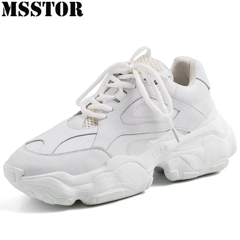 MSSTOR 2018 New Women's Running Shoes Genuine Leather Sport Shoes Woman Brand Athletic Walking Casual Fashion Sneakers 35-42 MSSTOR 2018 New Women's Running Shoes Genuine Leather Sport Shoes Woman Brand Athletic Walking Casual Fashion Sneakers 35-42
