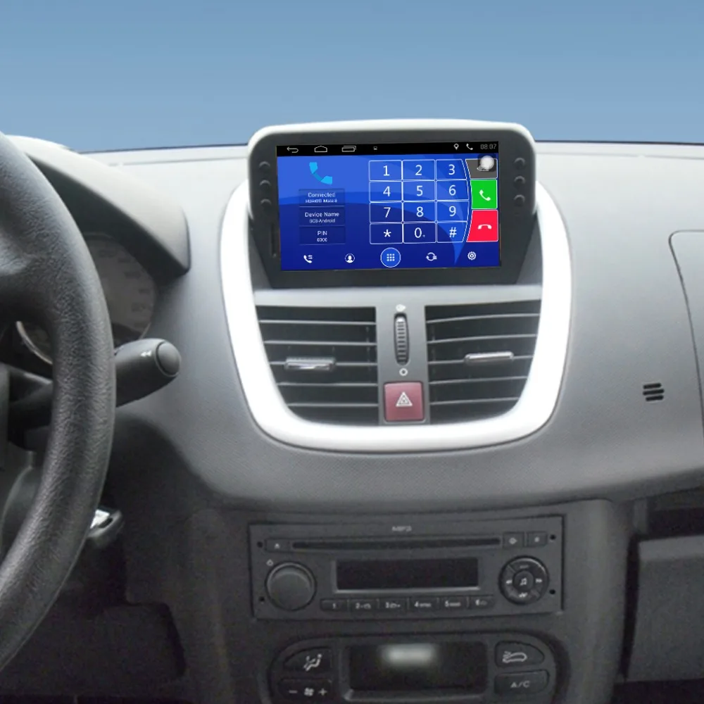 Upgraded Original Car multimedia Player Car GPS Navigation Suit to Peugeot 207 Support WiFi Smartph
