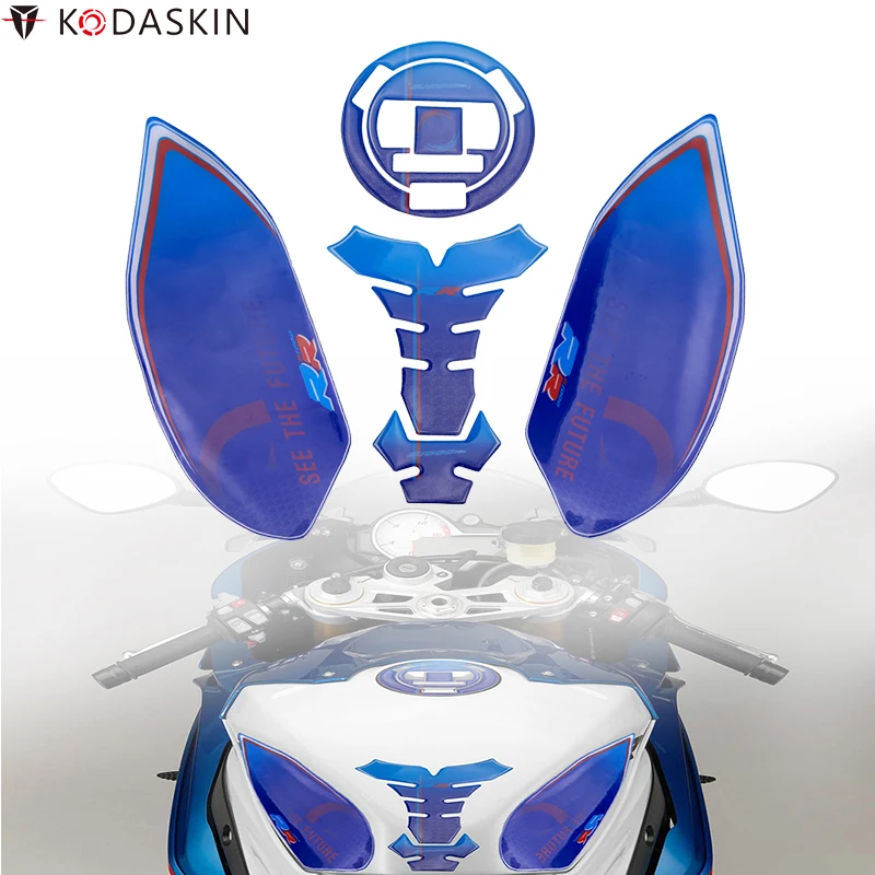 

KODASKIN Gas Tank Pad Stickers Protectors Side Decals 3D Creative for BMW S1000RR