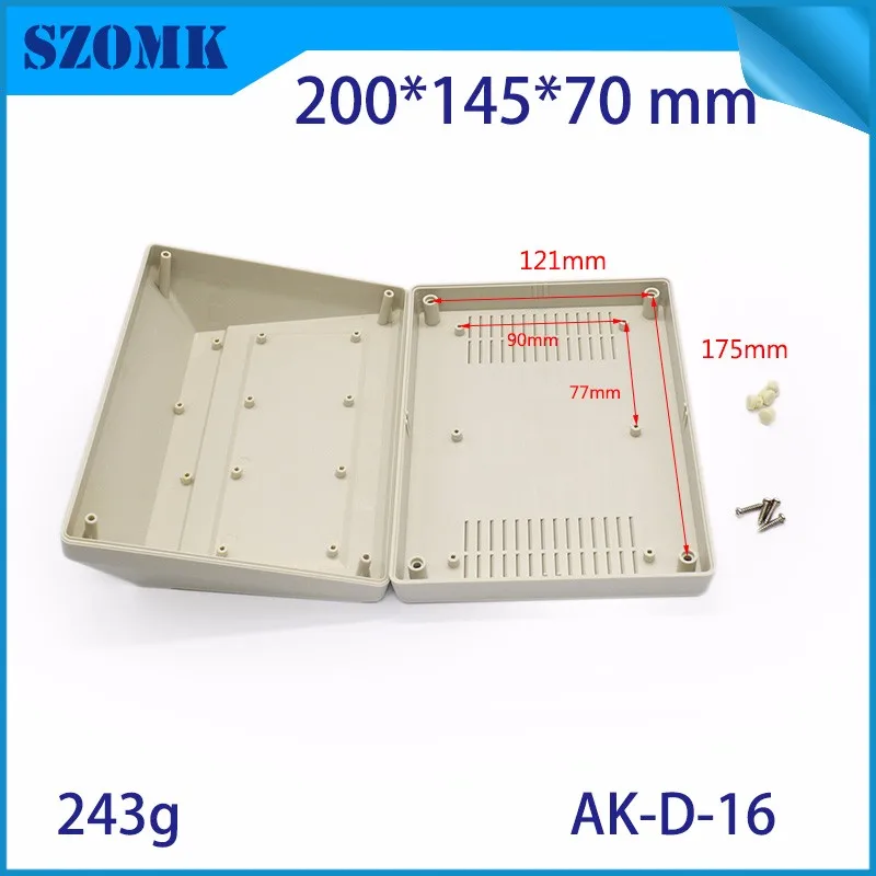 szmk plastic desktop enclosure electronics junction box instrument housing plastic abs control box hot sale project box plastic housing (9)