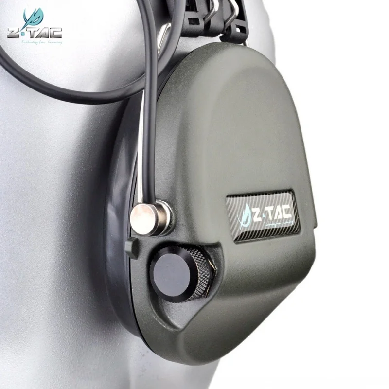 Fone de Ouvido Fone de Ouvido da Aviação Tactical Sordin Headset Versão Softair Ztac da Aviação Militar Airsoft Ipsc Headphone Z037 z 7 Esporte e Lazer