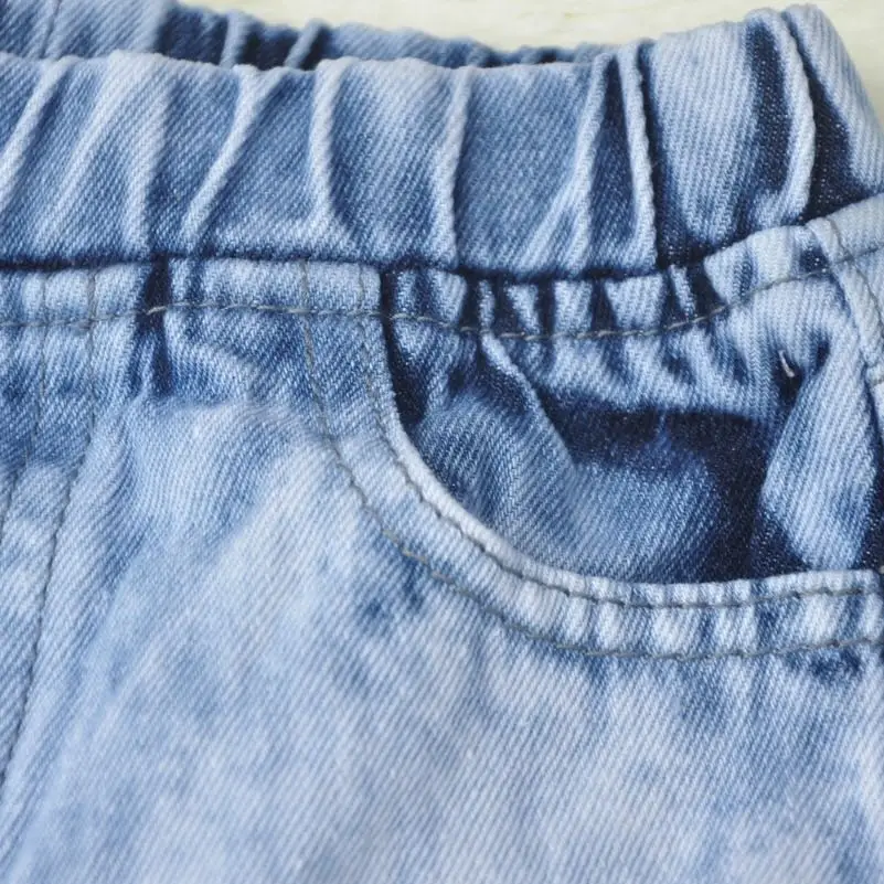 INS Baby Unisex Rock Pants Ripped Boys Jean Pants Newborn Girls Cool Clothing Pants with Holes Summer hip hop pants suit 1-5Yrs (14)