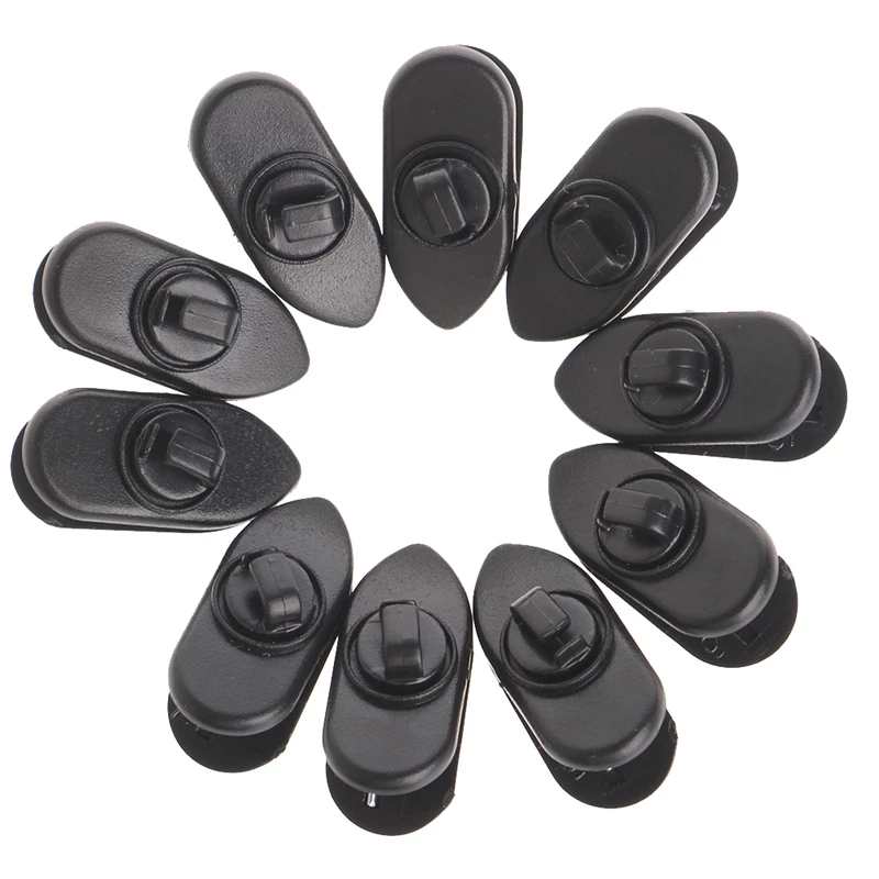 10Pcs/Set Cable Cord Clip Clamp Collar Lapel Shirt Holder For Headphone Earphone 10166 | Электроника