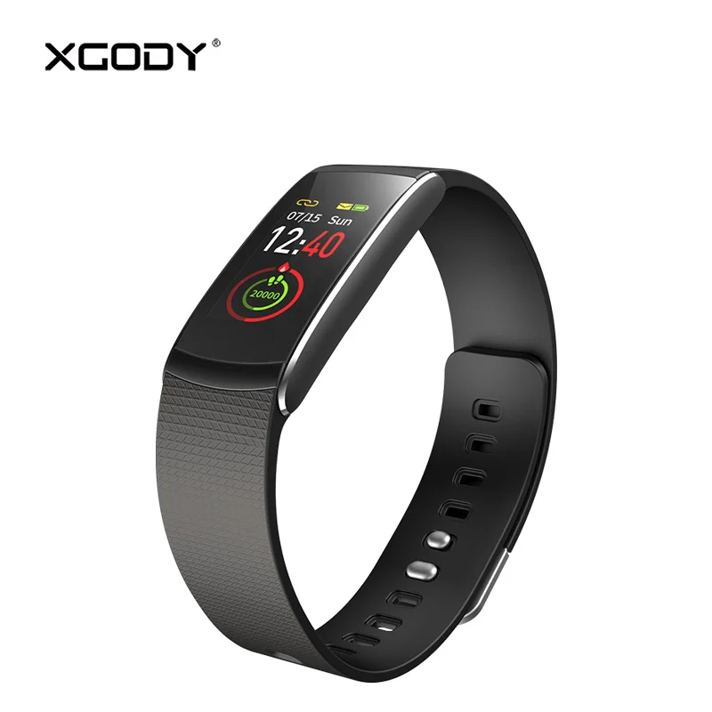 

New XGODY i6ProC IP67 Waterproof Fashion Smart Bracelet Fitness Tracker for iOS Android Pedometer Heart Rate Monitor Smart Band