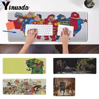 

Yinuoda Your Own Mats funny Comic Heroes DIY Design Pattern Game mousepad Free Shipping Large Mouse Pad Keyboards Mat