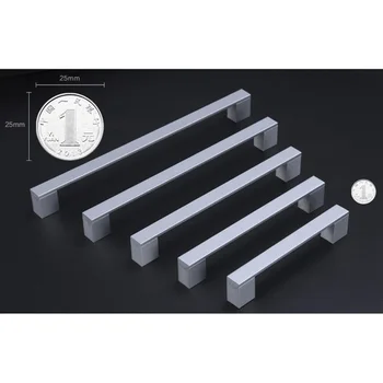 

4Pcs Aluminum Handle Pull Kitchen Closet Cupboard Furniture Cabinet 3 in 1 Assembled