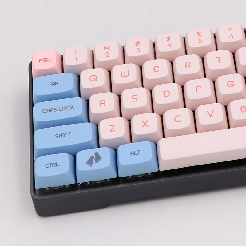 BGKC XDA Baby Ethermal Dye Sublimation fonts PBT DSA keycap For Wired USB mechanical keyboard Cherry MX switch keycaps