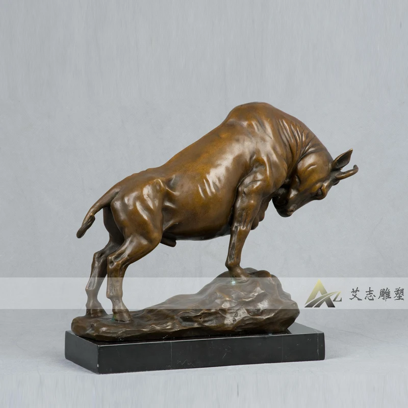 

Cattle sculpture bronze sculpture, cattle decoration sculpture decoration dw-051