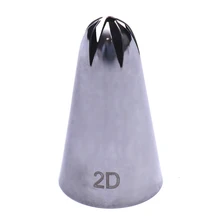 2D большой размер Роза насадка для пирожных кондитерских наконечников насадка для пирожных выпечки украшения для выпечки Кухонные инструменты для приготовления пищи