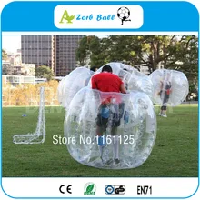 Новое прибытие в прокат бизнес 1,5 м 1,0 мм ТПУ Зорб, пузырь футбол, надувной футбольный мяч пузырьковый костюм, бампер мяч, мяч Loopy