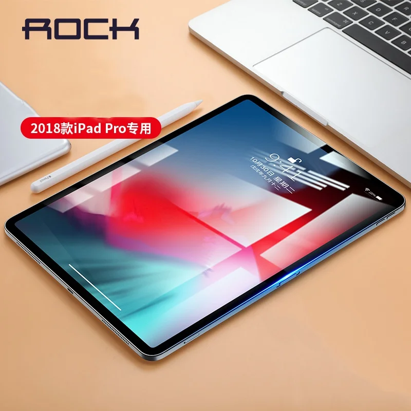 ROCK Полный экран протектор для iPad Pro 11 12 9 дюймов защитное закаленное стекло Apple 2018
