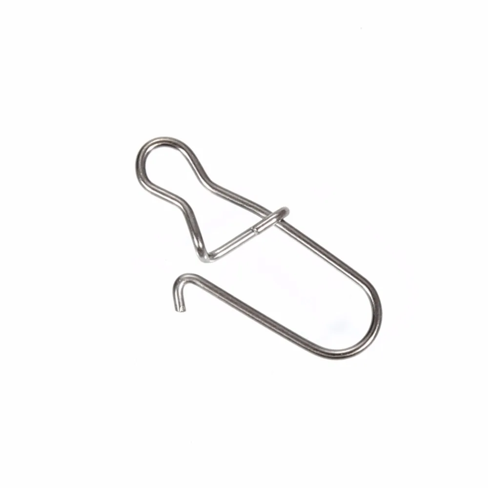 JOSHNESE 50 шт. защелки из нержавеющей стали|hook connector|snap swivelfishing hook |