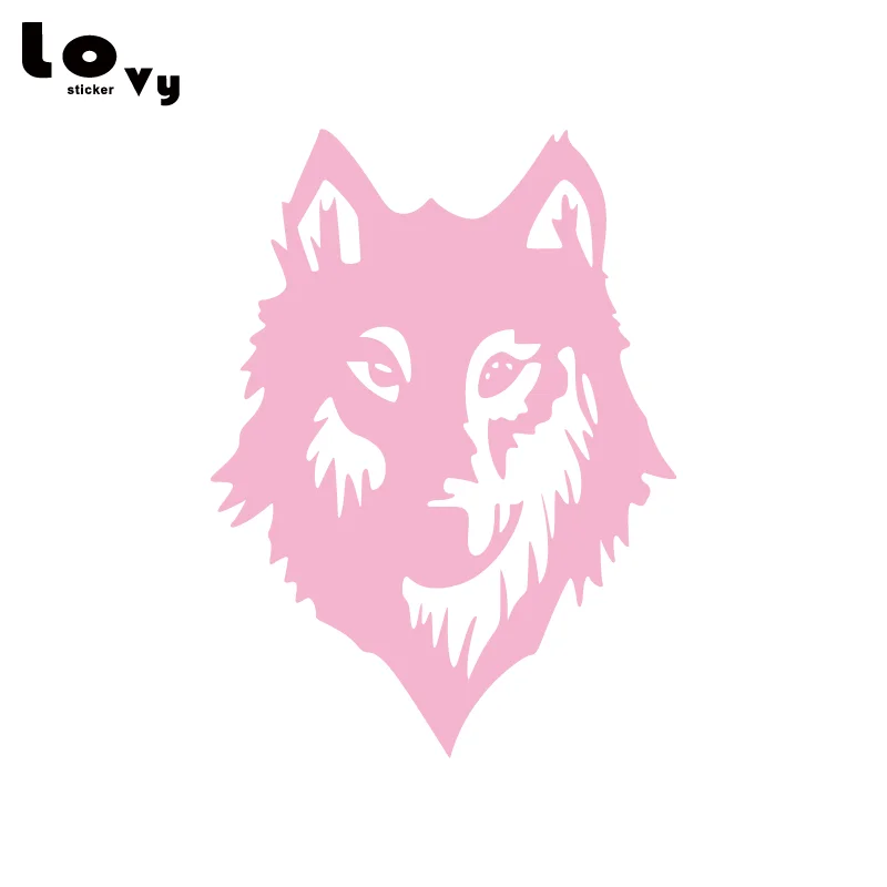 Виниловая наклейка на капот автомобиля Wolf Wild Dog классная с мультяшными животными